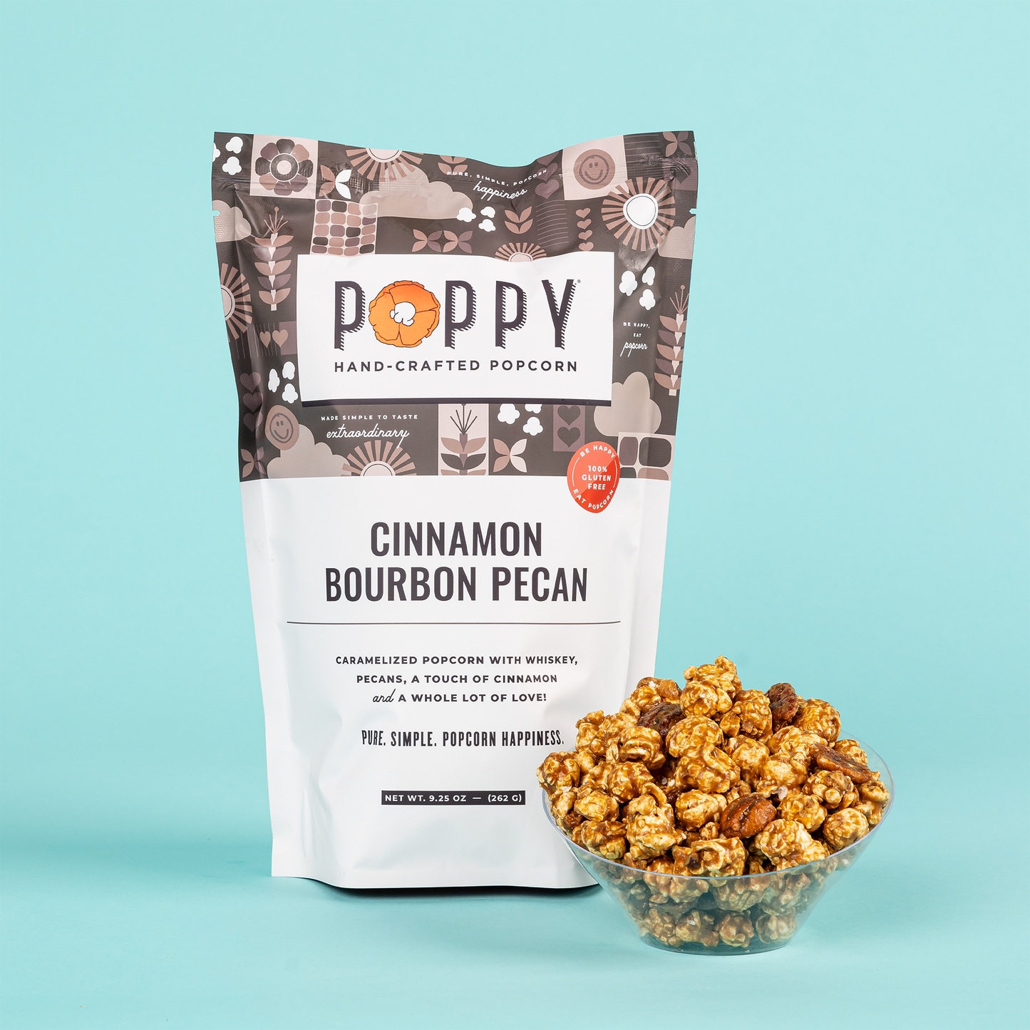 POPPY Cinnamon Bourbon Pecan Popcorn