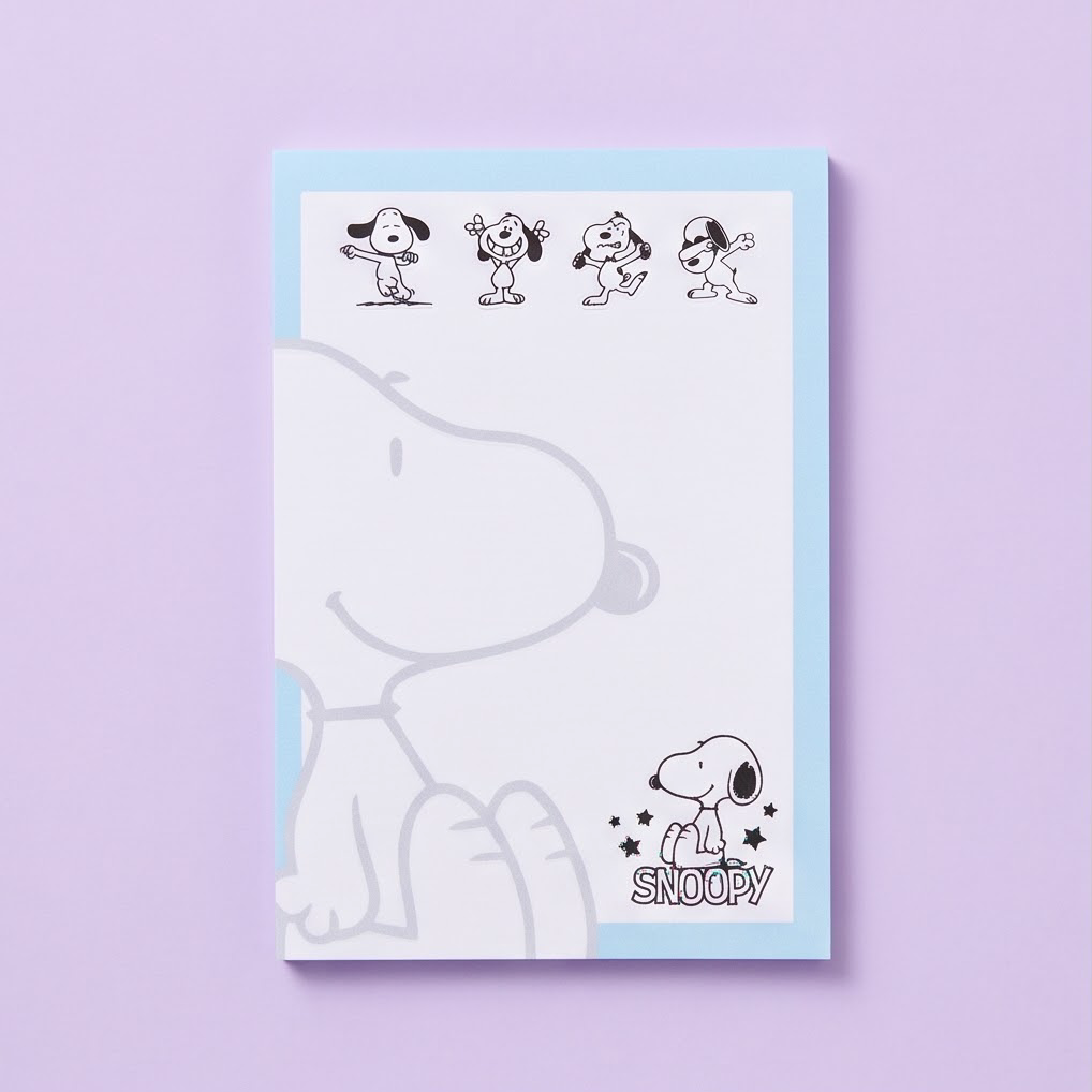 Snoopy Notepad — A Little Piece of Nostalgia for Every Note