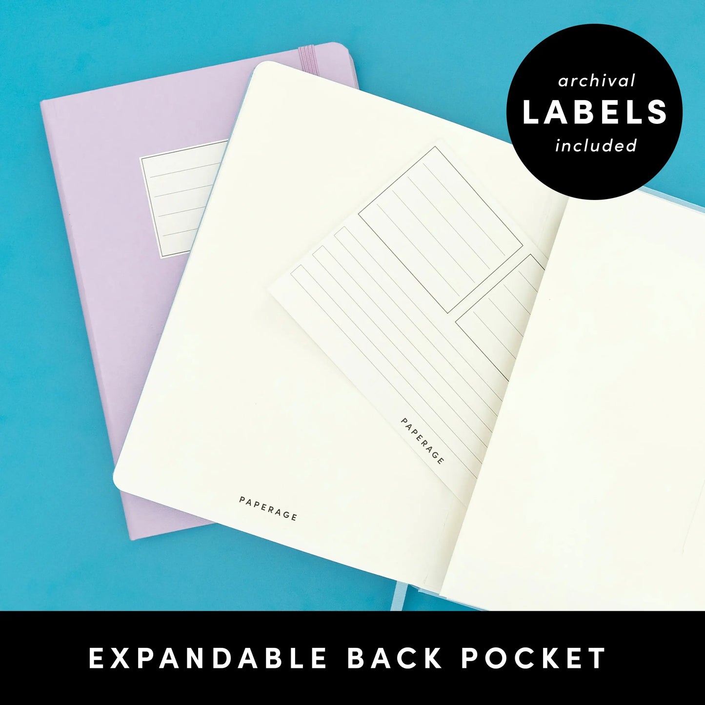 Paperage 160PG Casebound Lined Journal Notebook