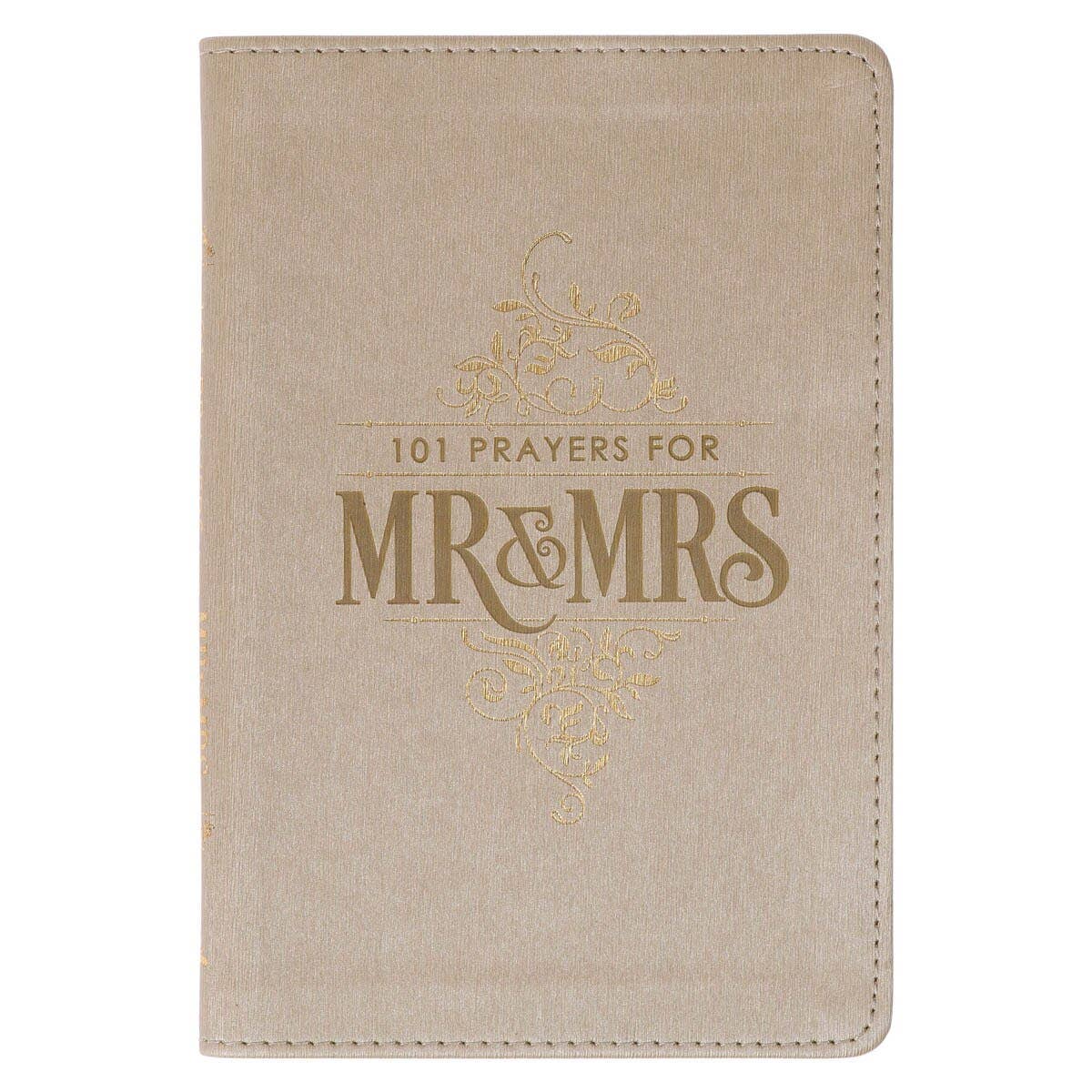 Gift Book 101 Prayers for Mr. & Mrs. Faux Leather