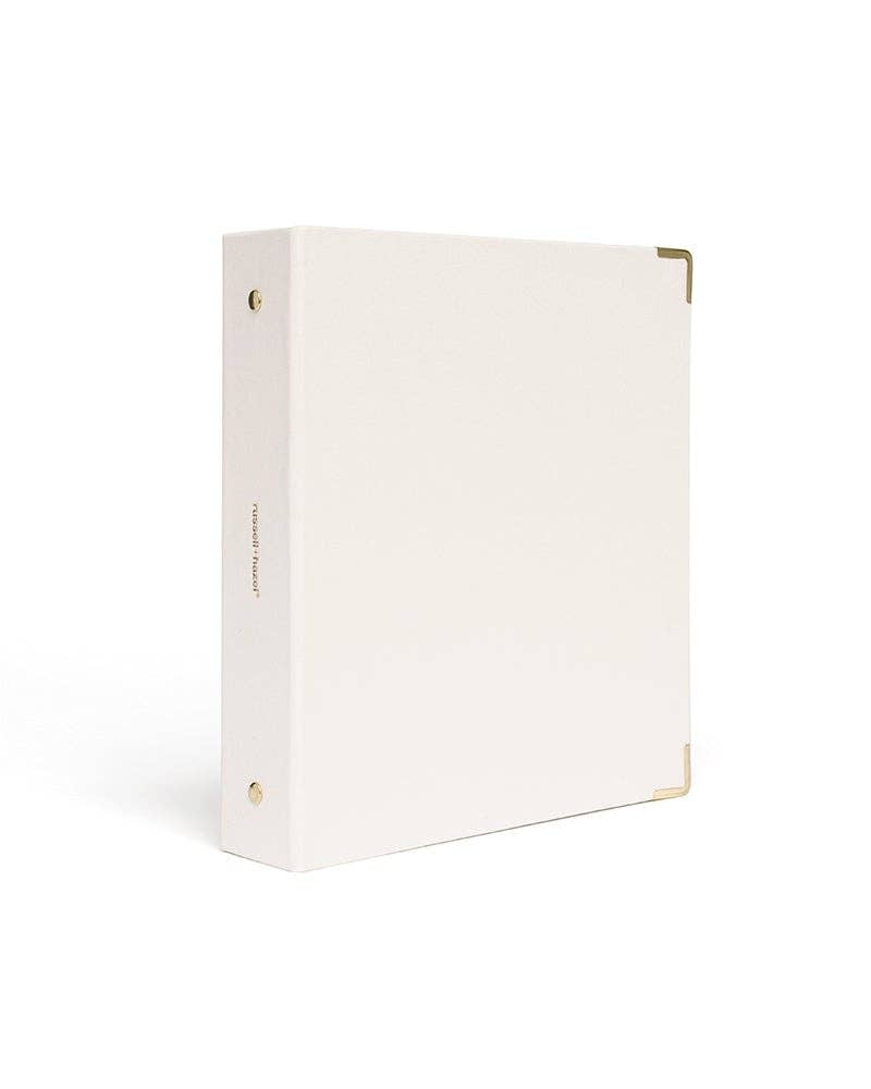 MINI 3 RING BINDER-PEARL