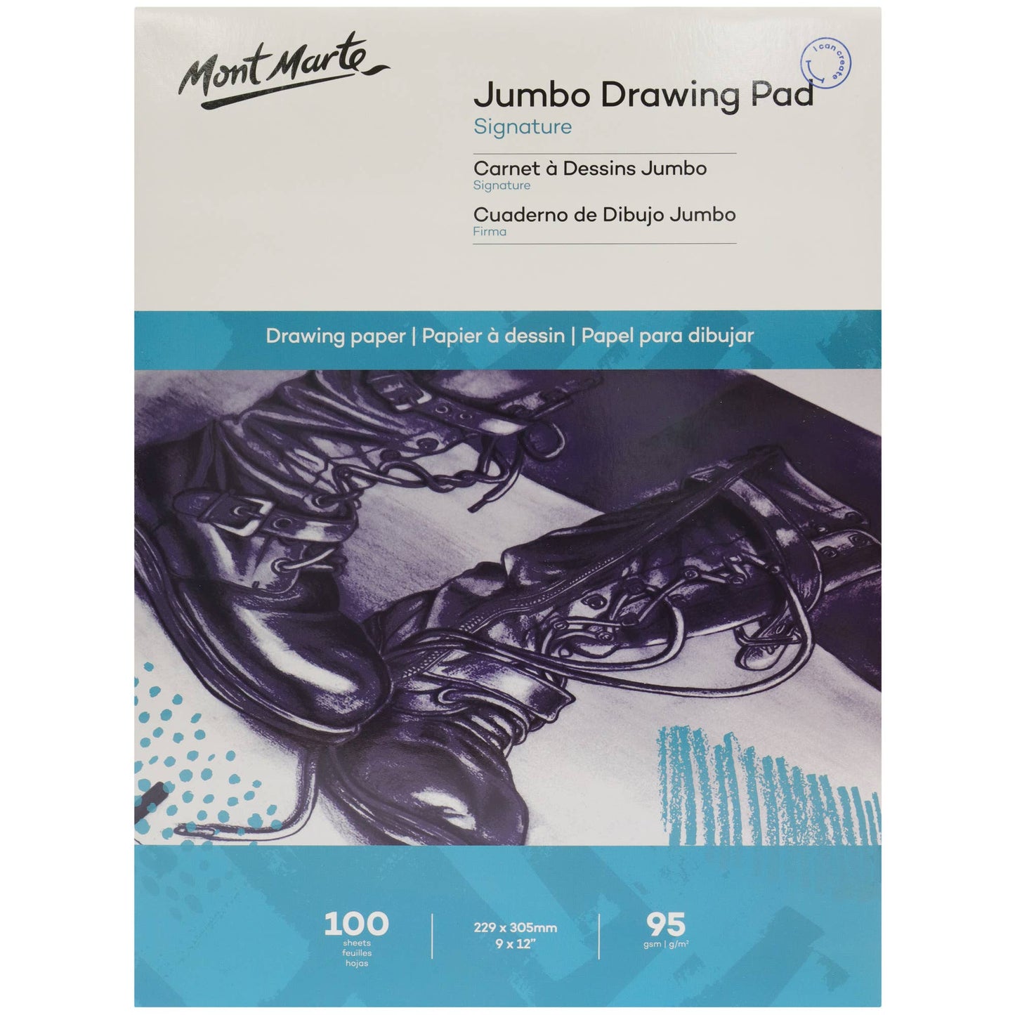 Mont Marte Jumbo Drawing Pad 100 sheets