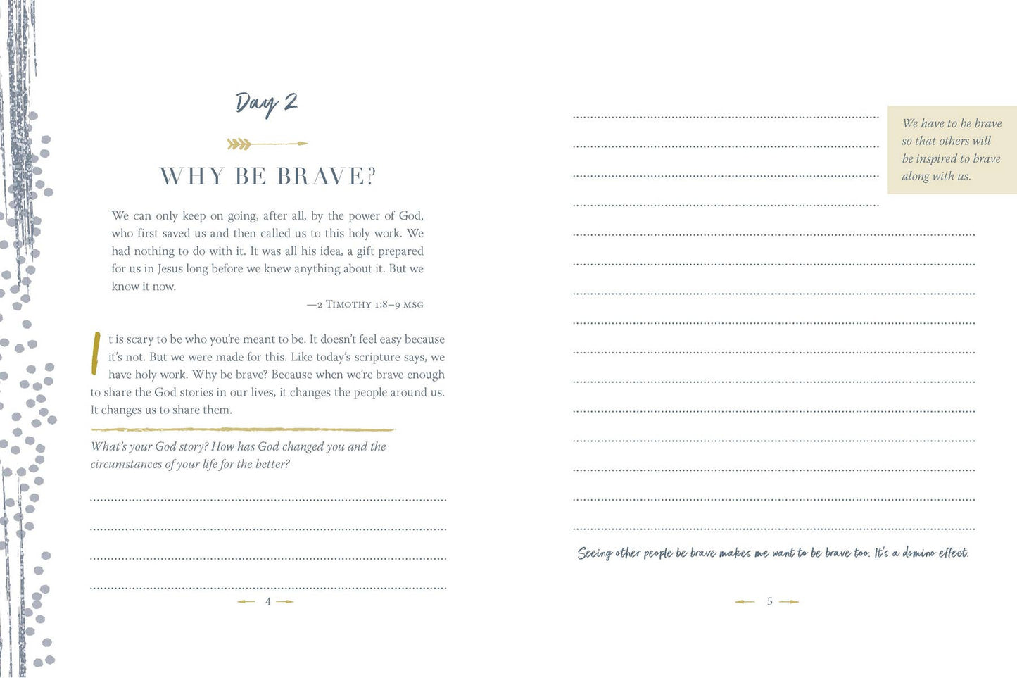 100 Days To Brave Guided Journal