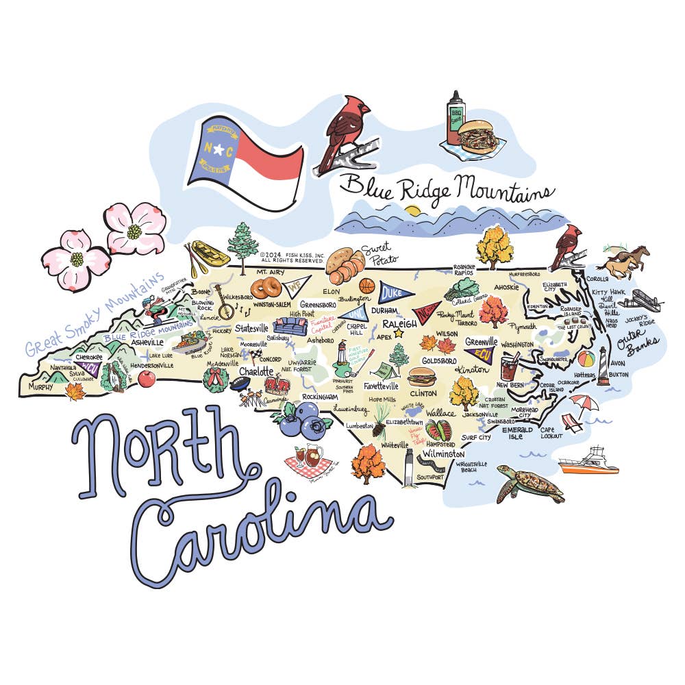 North Carolina Tumbler (22oz)