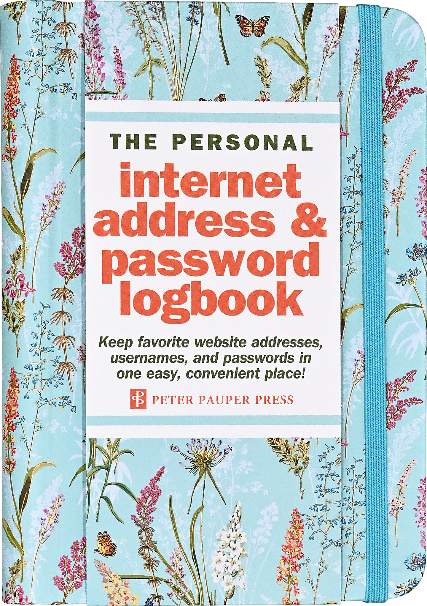 Blooms & Butterflies Internet Address & Password Logbook