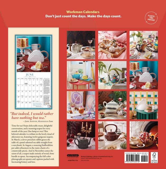 The Collectible Teapot Wall Calendar 2027