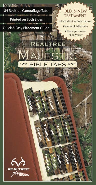 REALTREE™ MAJESTIC BIBLE TABS - CAMO VERSION: Bible Tabs