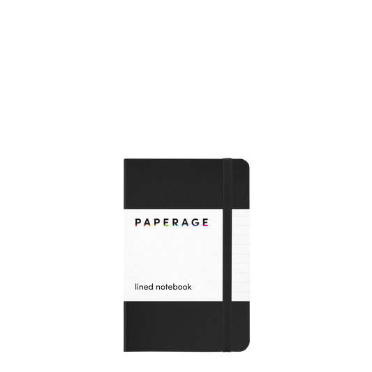 Paperage Pocket Size Casebound Lined Journal Notebook