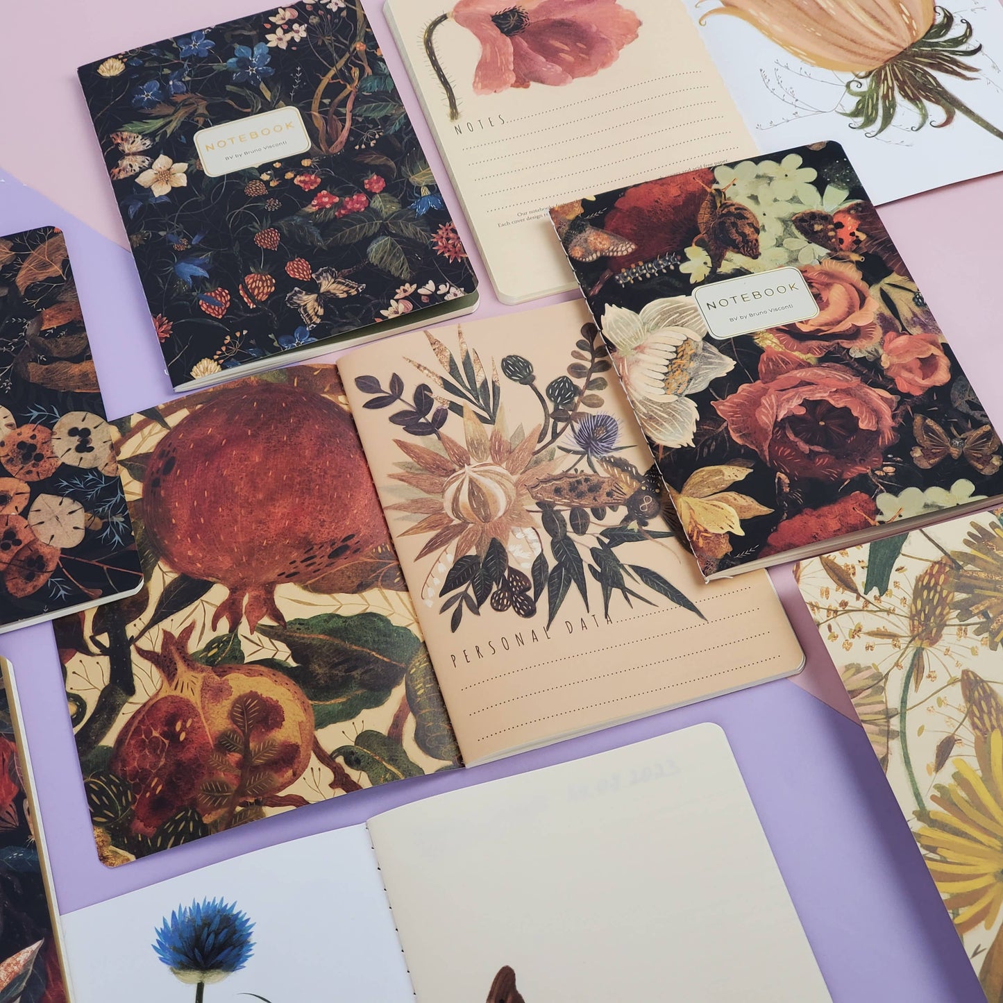 A-5 Notebook- Forest Flowers Notebook