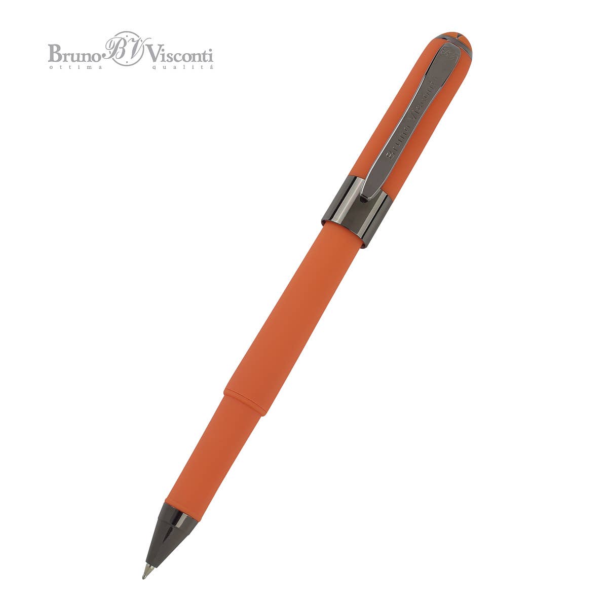 Monaco "Hermes" Orange  with Gun Metal Accents Pen