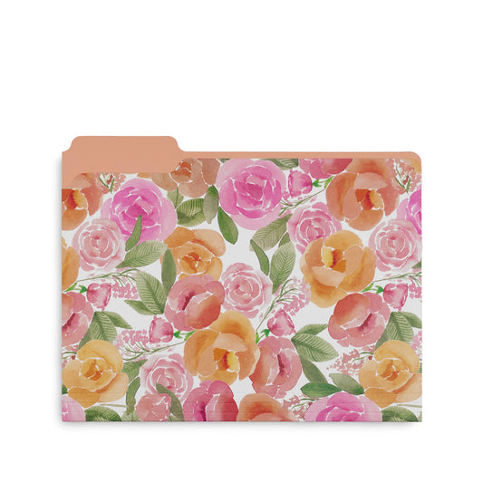 File Folders, Full Posey/Scattered Posey/Bold Floral
