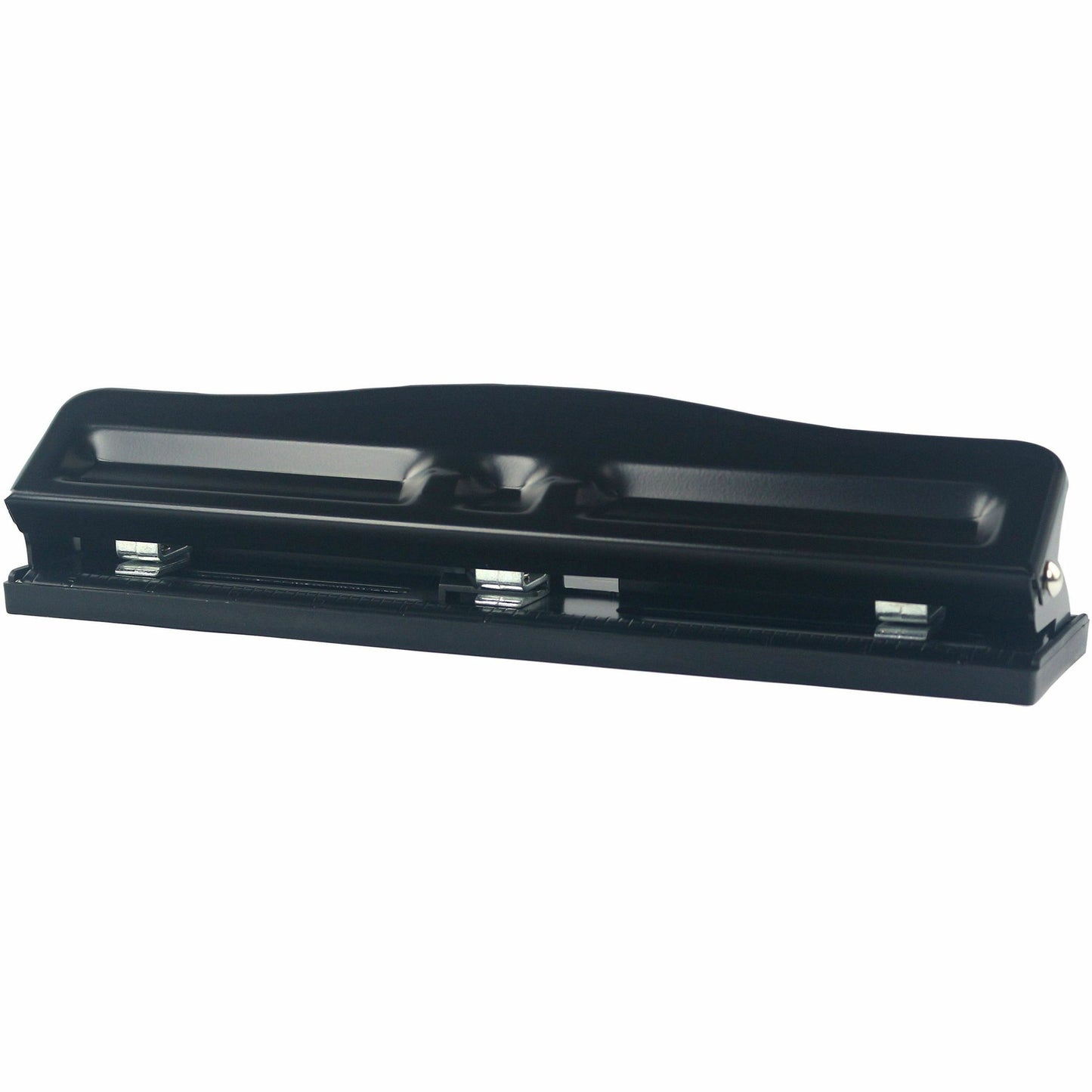 Business Source 3-Hole Adjustable Paper Punch