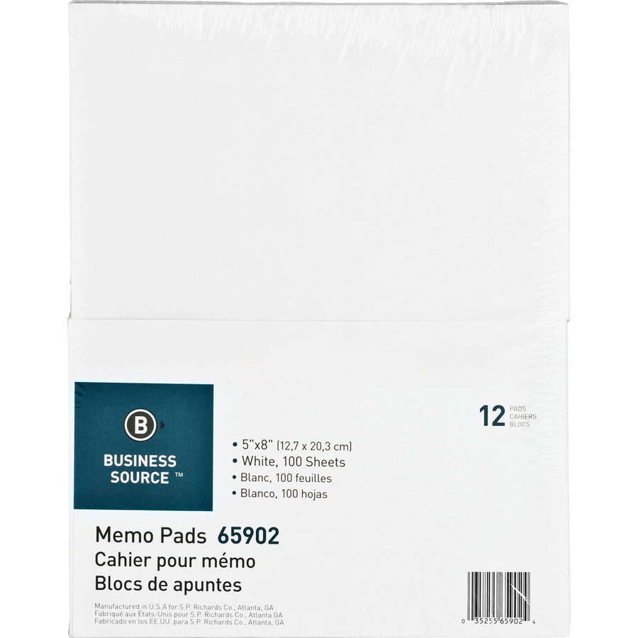 BS65902 Plain Memo Pads, 5 x 8