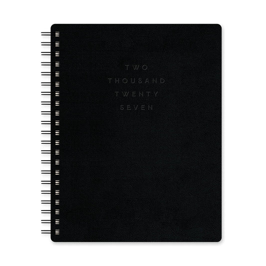 2027 Midnight Black Baxter Planner