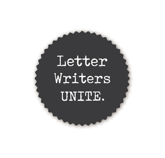 Letter Writers Unite Sticker