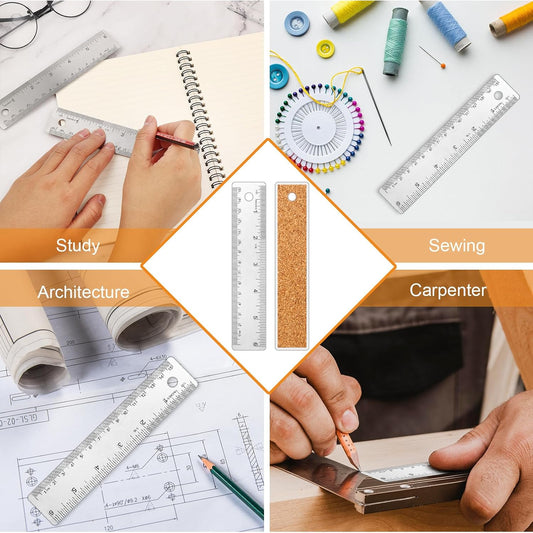 6 inch Metal Ruler