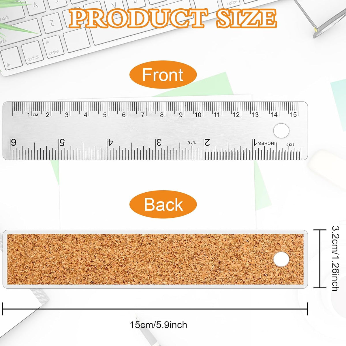 Bacon Ruler 6 inch Metal Ruler – Bourbon & Bacon