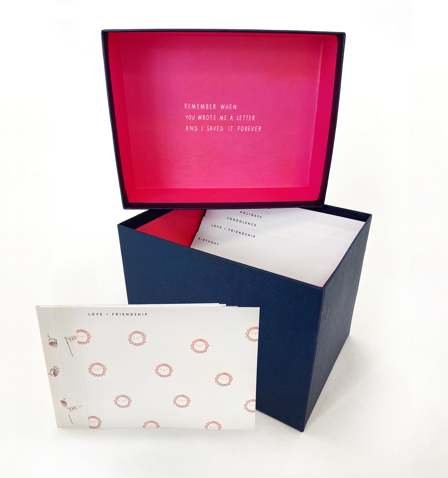 E. Frances Greeting Card Organizer Box