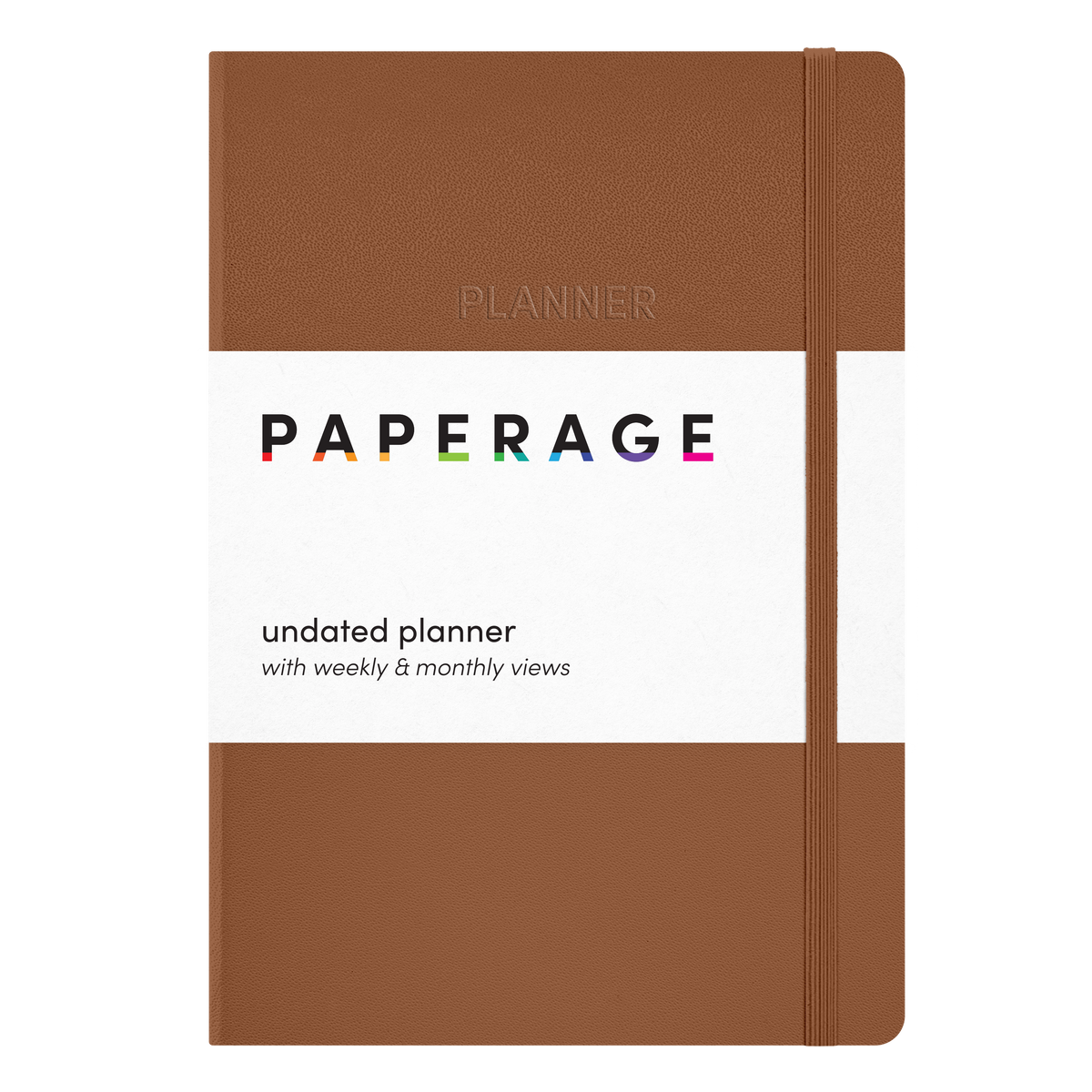 Undated Casebound Planner with Weekly & Monthly Views