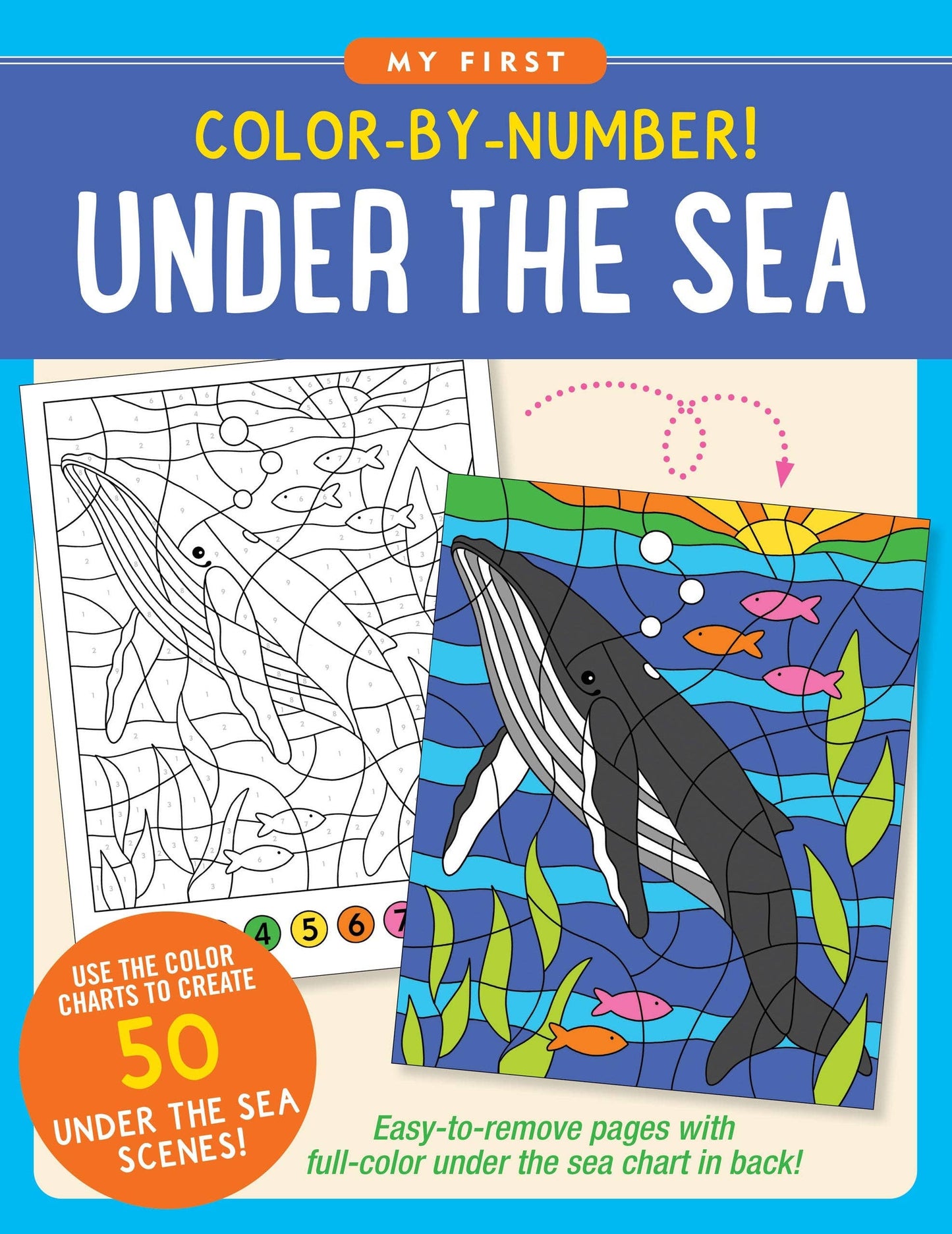 My First Color-By-Number! Under The Sea