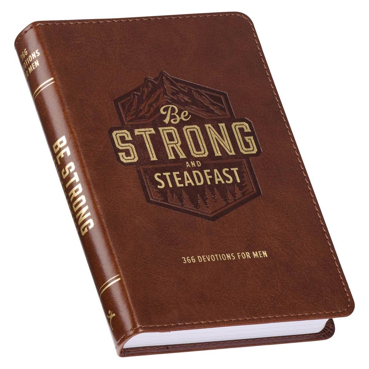 Devotional Be Strong & Steadfast Faux Leather