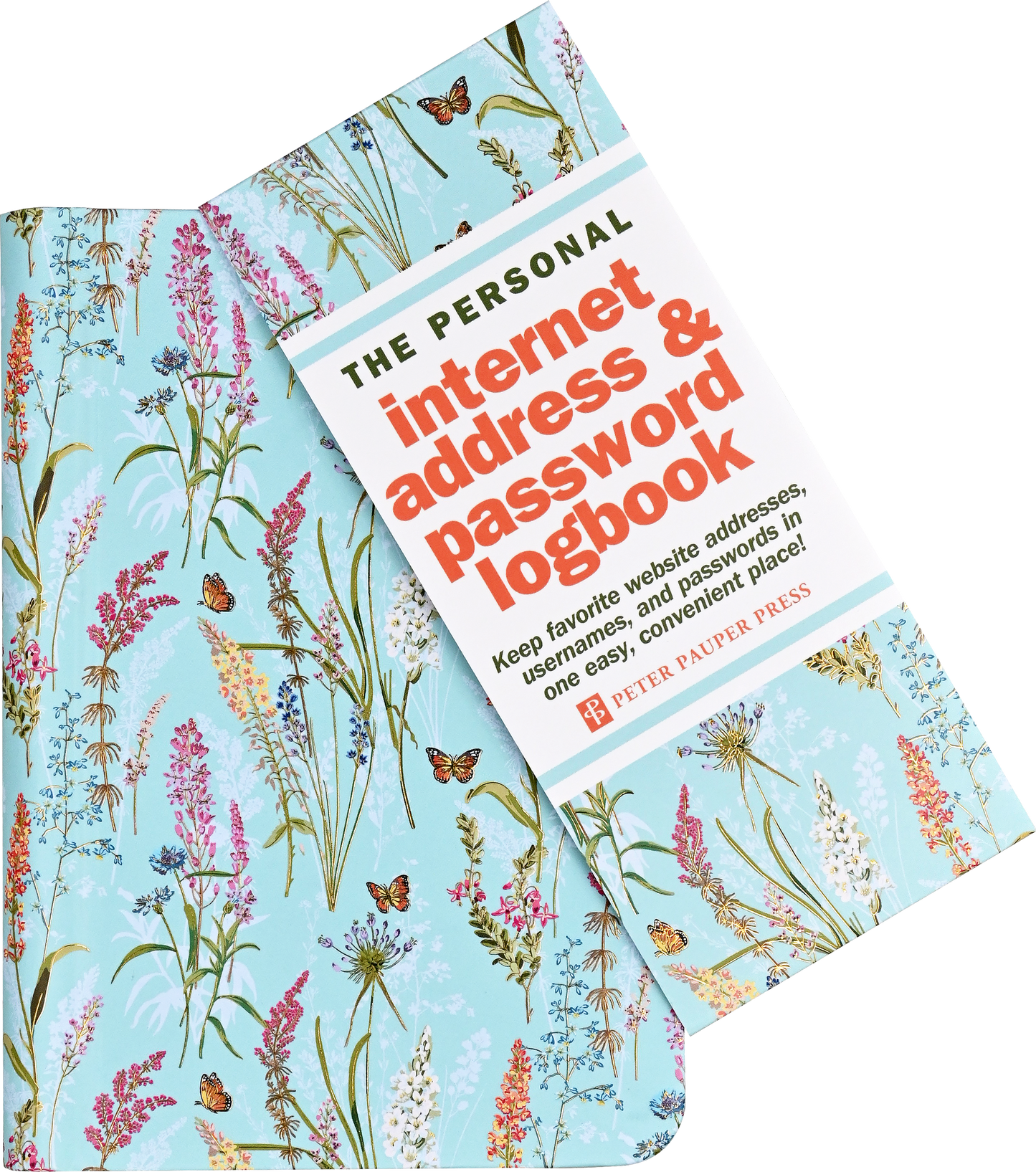 Blooms & Butterflies Internet Address & Password Logbook