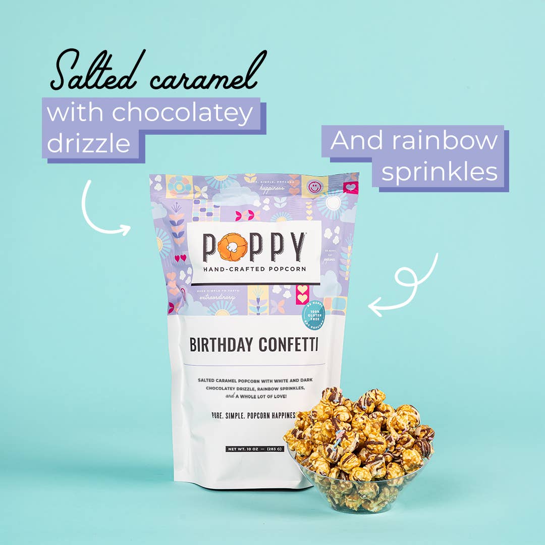 POPPY Birthday Confetti Popcorn