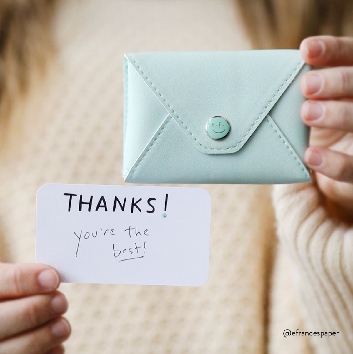 E. Frances Little Notes® Wallet – Navy