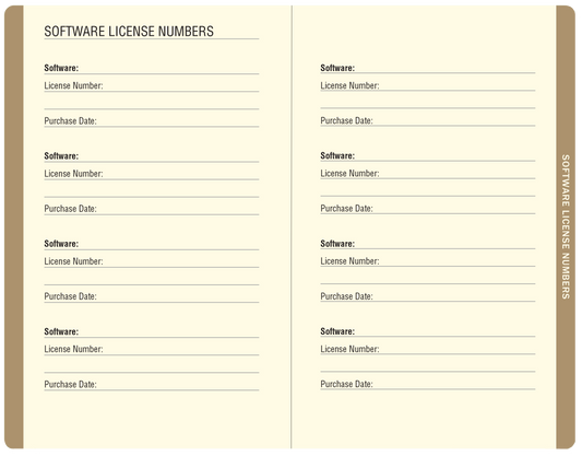 Watercolor Sunset Internet Address & Password Logbook