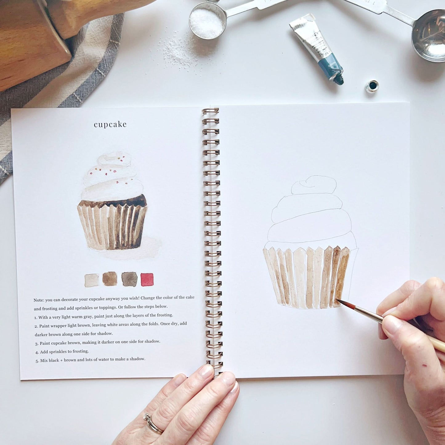Emily Lex Baking Watercolor Workbook