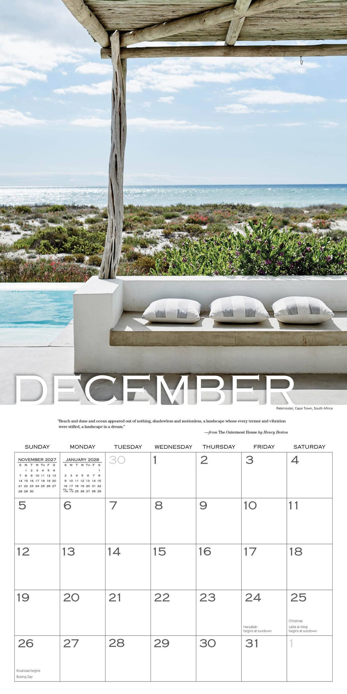 Out on the Porch Wall Calendar 2027