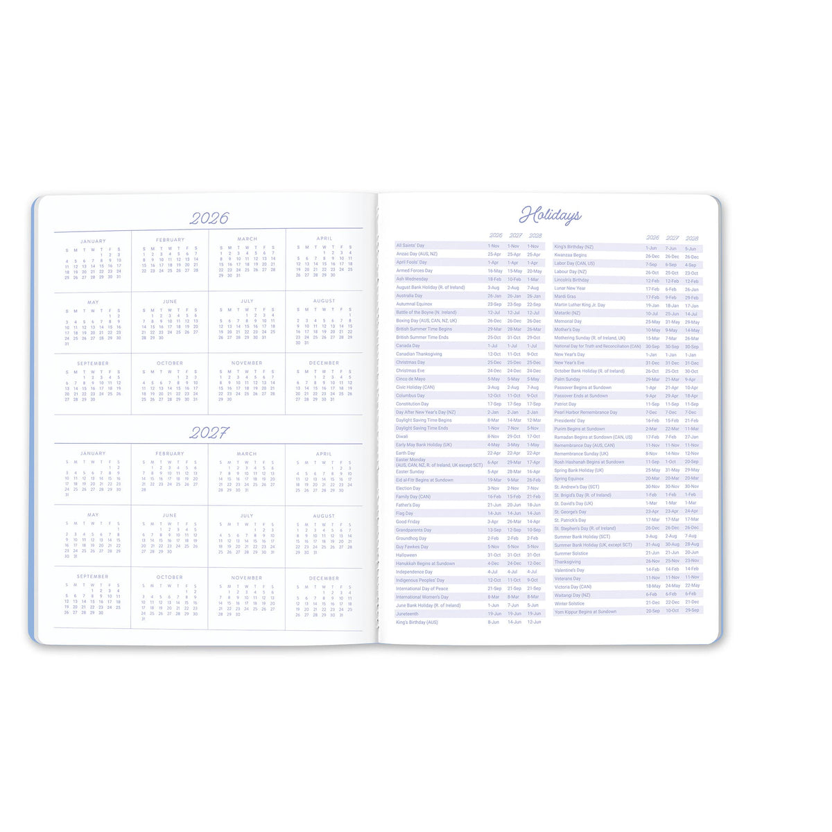 2027 Birds & Blooms Just Right Monthly Planner