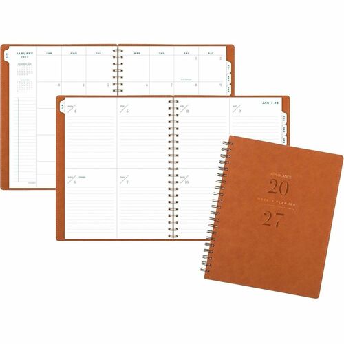 At-A-Glance My Week, Signature Collection Brown