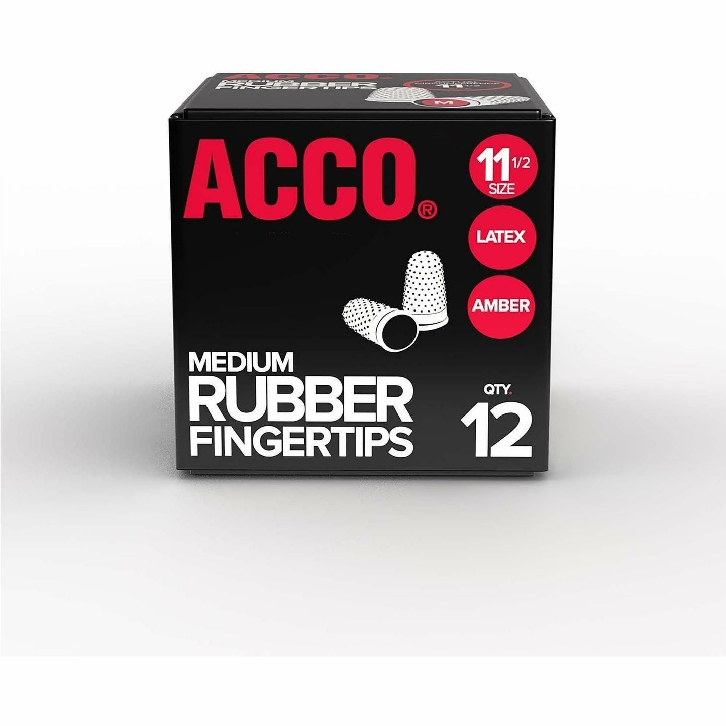 ACCO Rubber Finger Tips, Medium