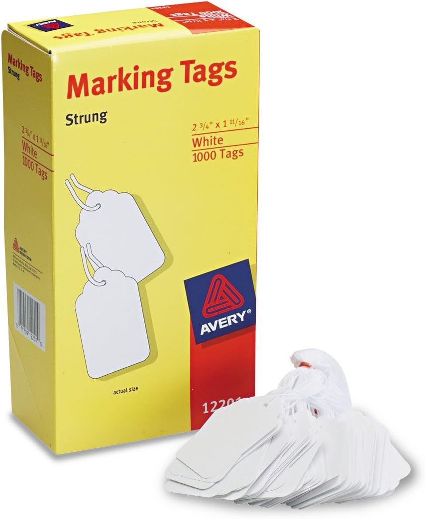 Avery 12201 Strung Marking Tags