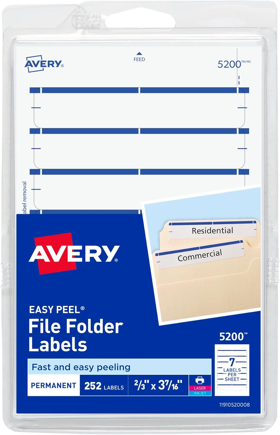Avery File Folder Labels