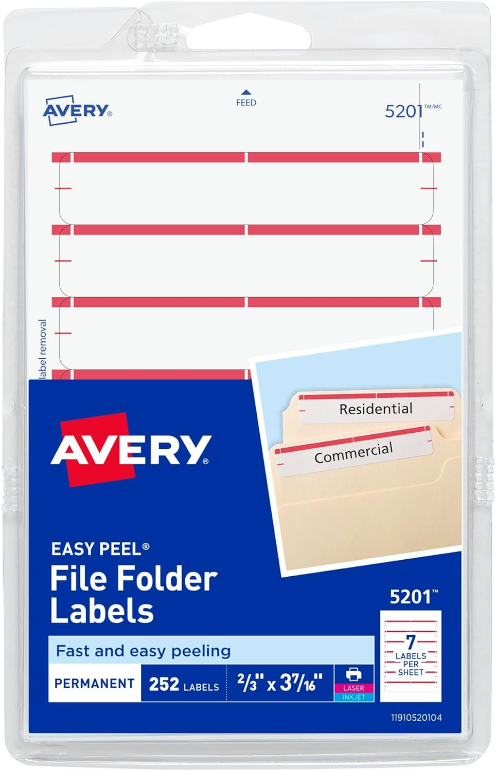 Avery File Folder Labels