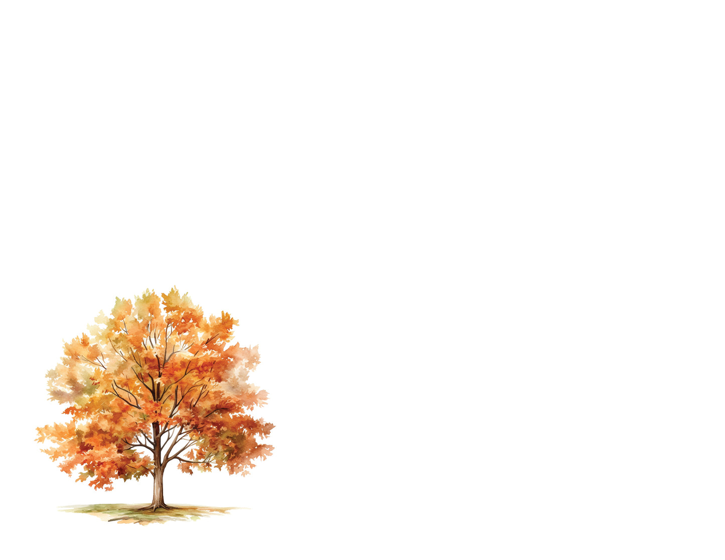 Autumn Splendor Correspondence Cards