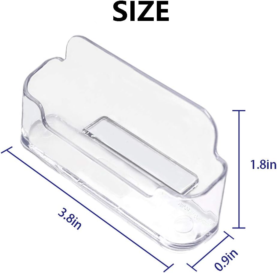 Clear Desktop Business Card Holder