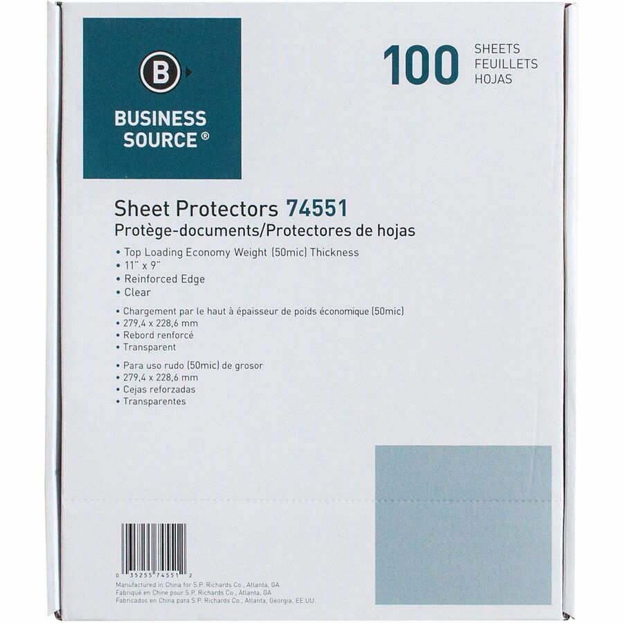 BS 74551 Sheet Protectors