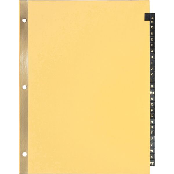 Leather Tab Indexes, Alphabetical
