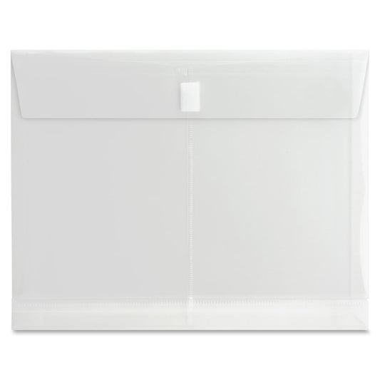 Sparco Poly-Clear Velcro Closure Envelope