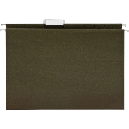Business Source Letter Hanging Folders, Green