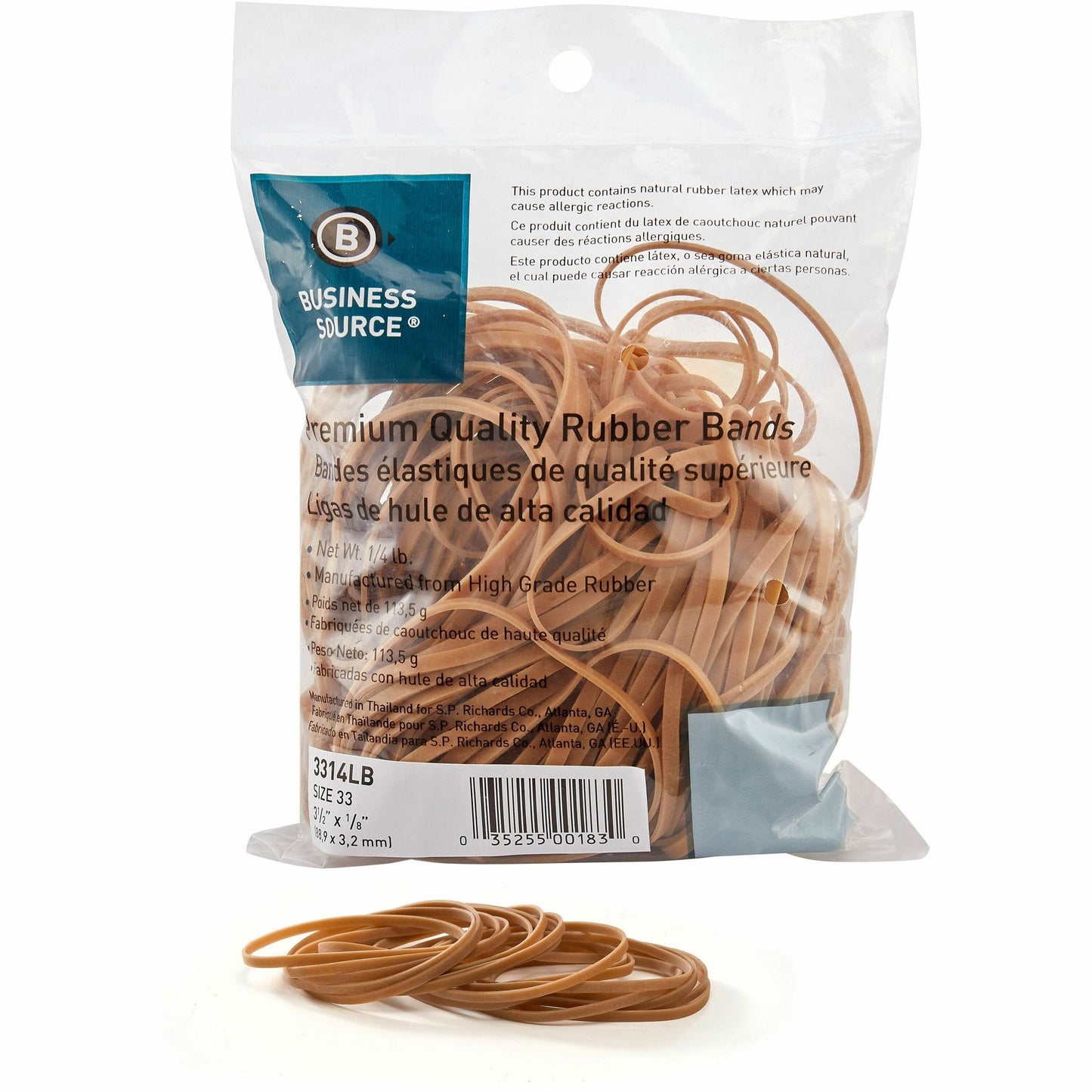 Business Source Size 33 Rubber Bands