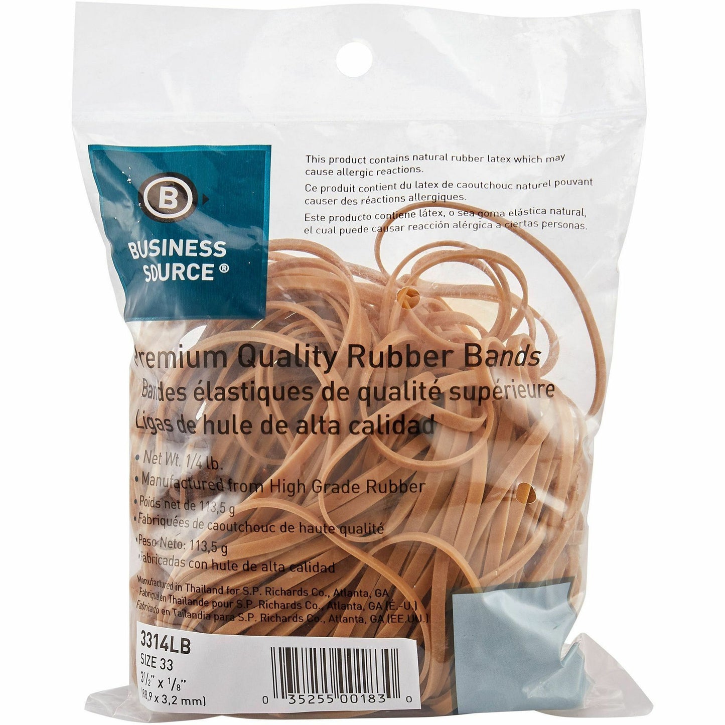 Business Source Size 33 Rubber Bands