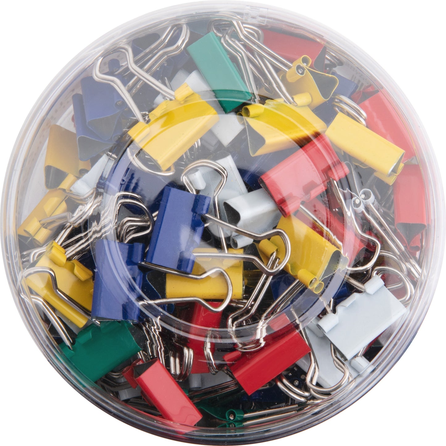 Business Source Mini Binder Clips, Assorted Colors
