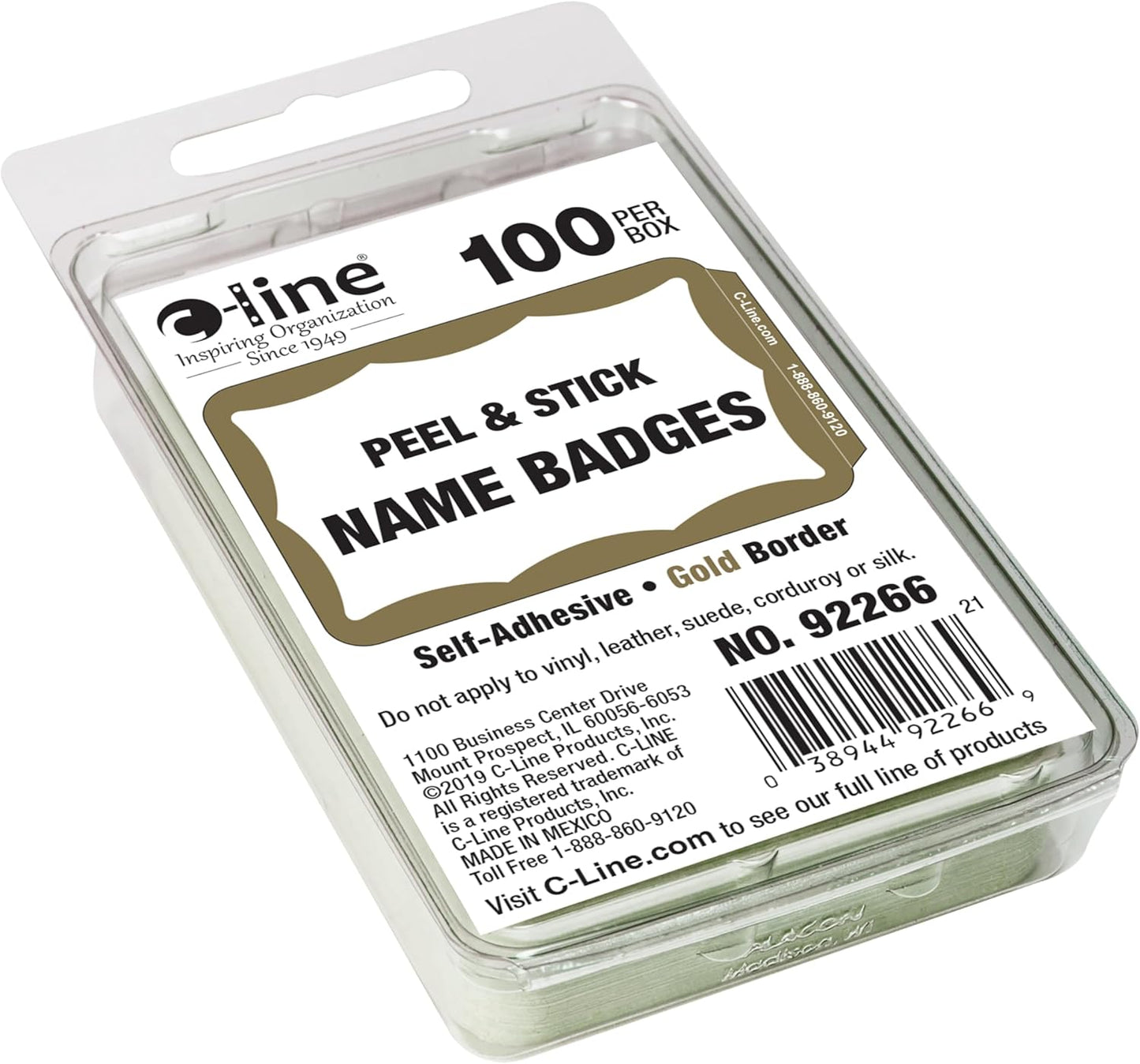 C-Line Peel and Stick Border Badges