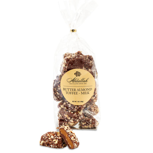 Abdallah Butter Almond Toffee - Milk Chocolate 7 oz