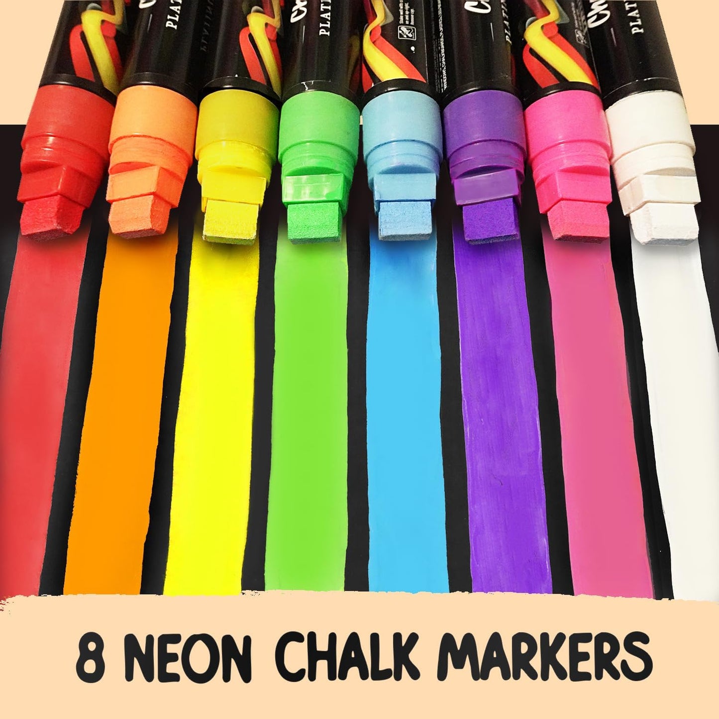 Pentel Wet Erase Chalk Marker, Singles or 8 pack