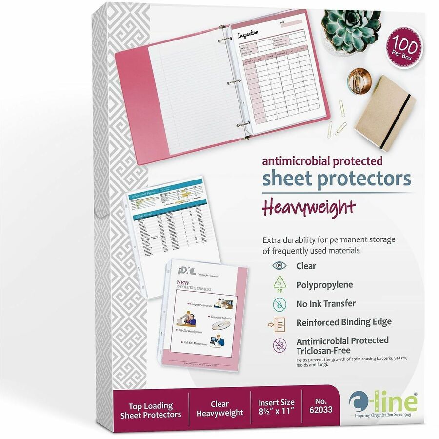 C-line Sheet Protectors, Single Sheet